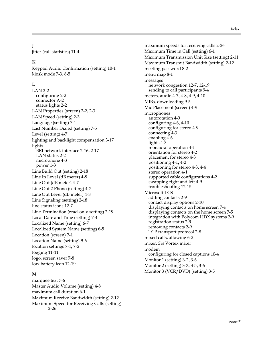 Polycom 1 User Manual | Page 187 / 194