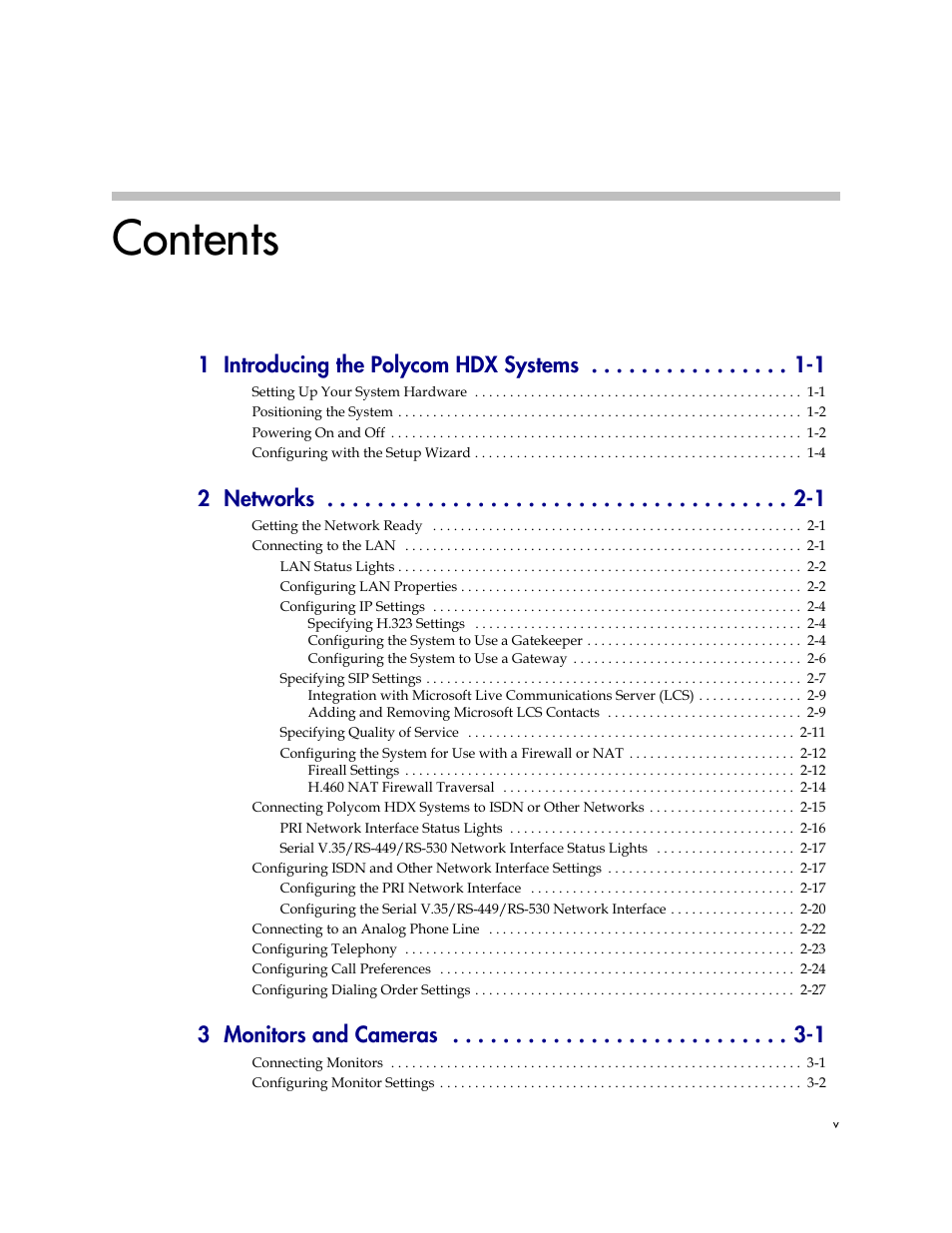 Polycom 1 User Manual | Page 5 / 194
