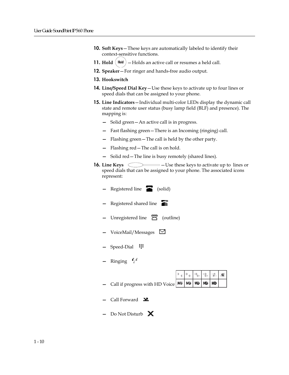 Polycom 560 User Manual | Page 18 / 90