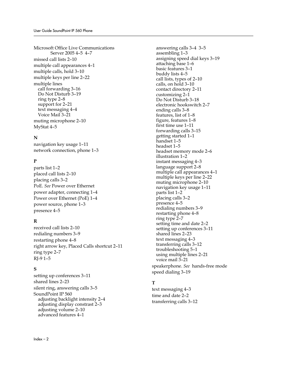 Polycom 560 User Manual | Page 88 / 90