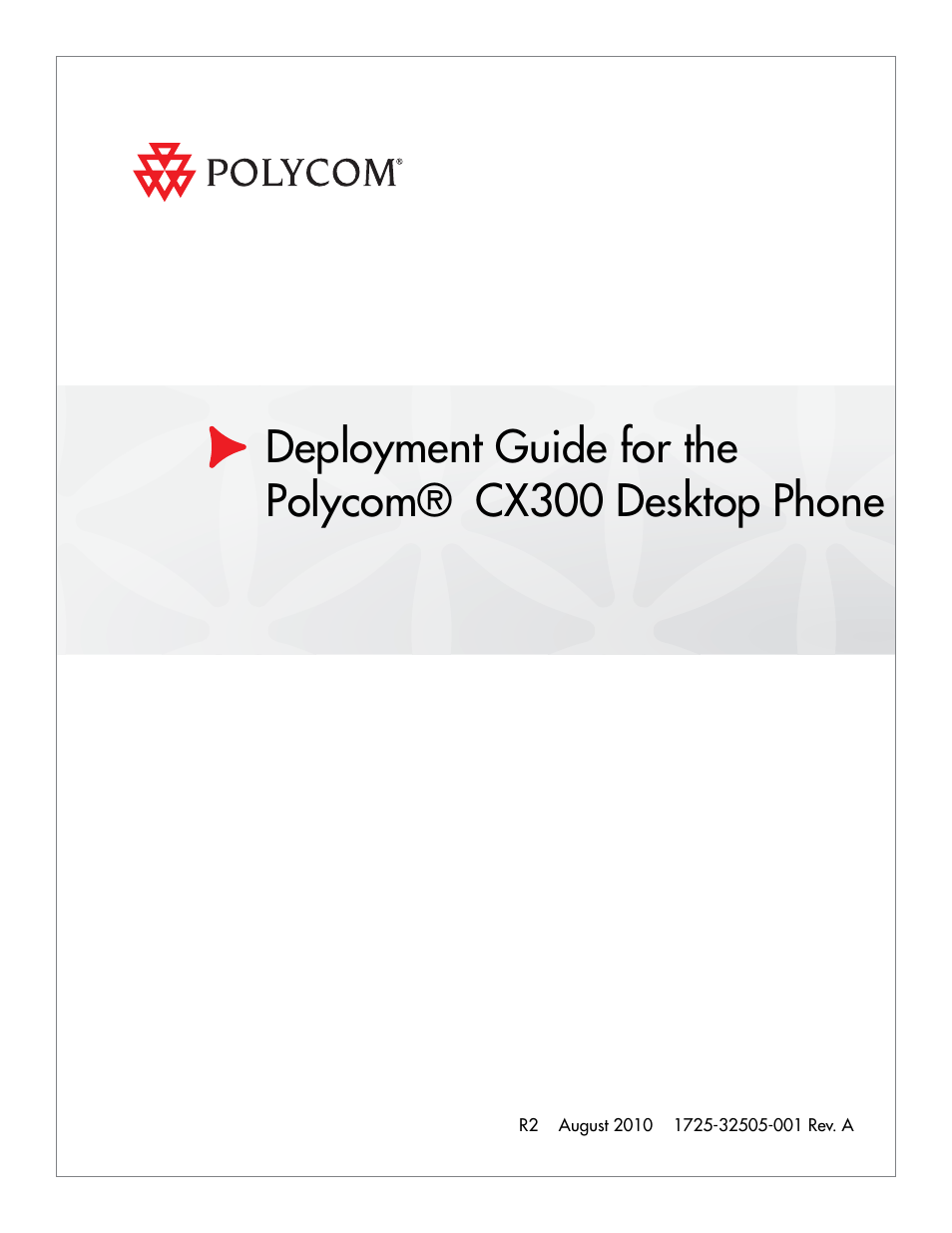 Polycom CX300 User Manual | 20 pages