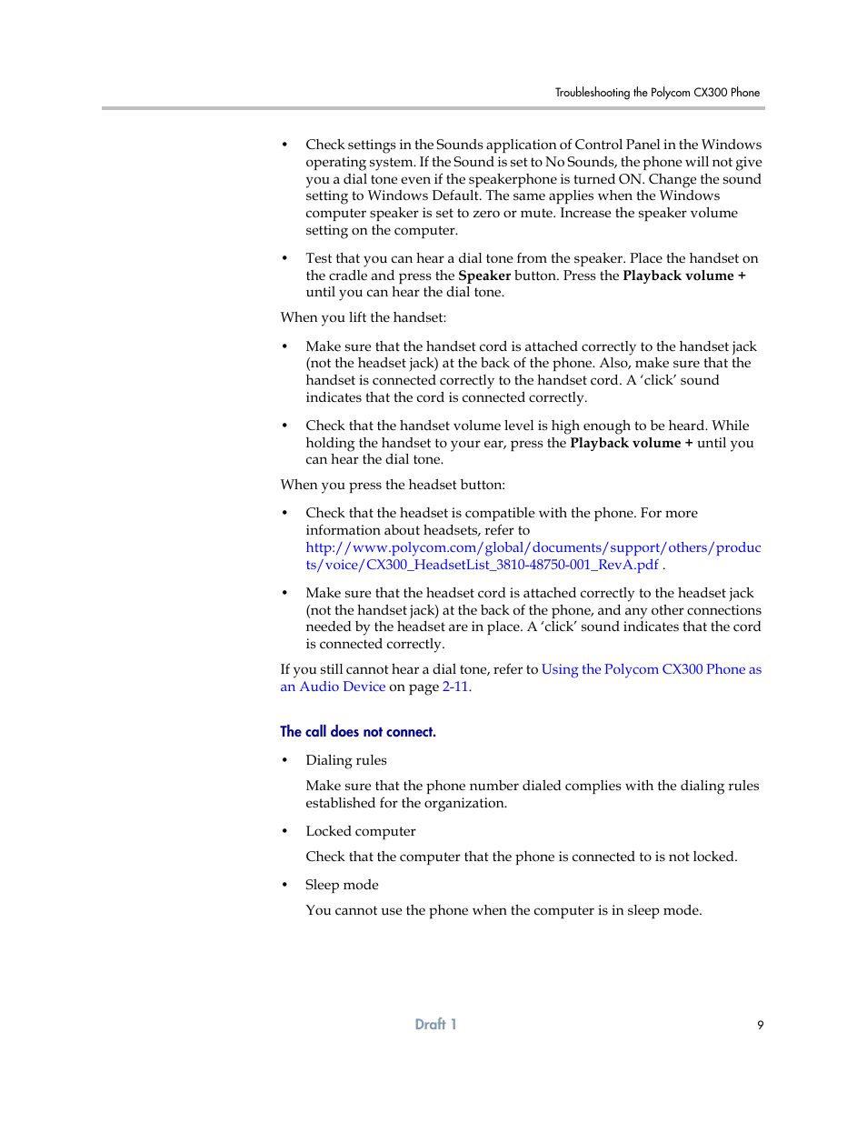 Polycom CX300 User Manual | Page 15 / 20