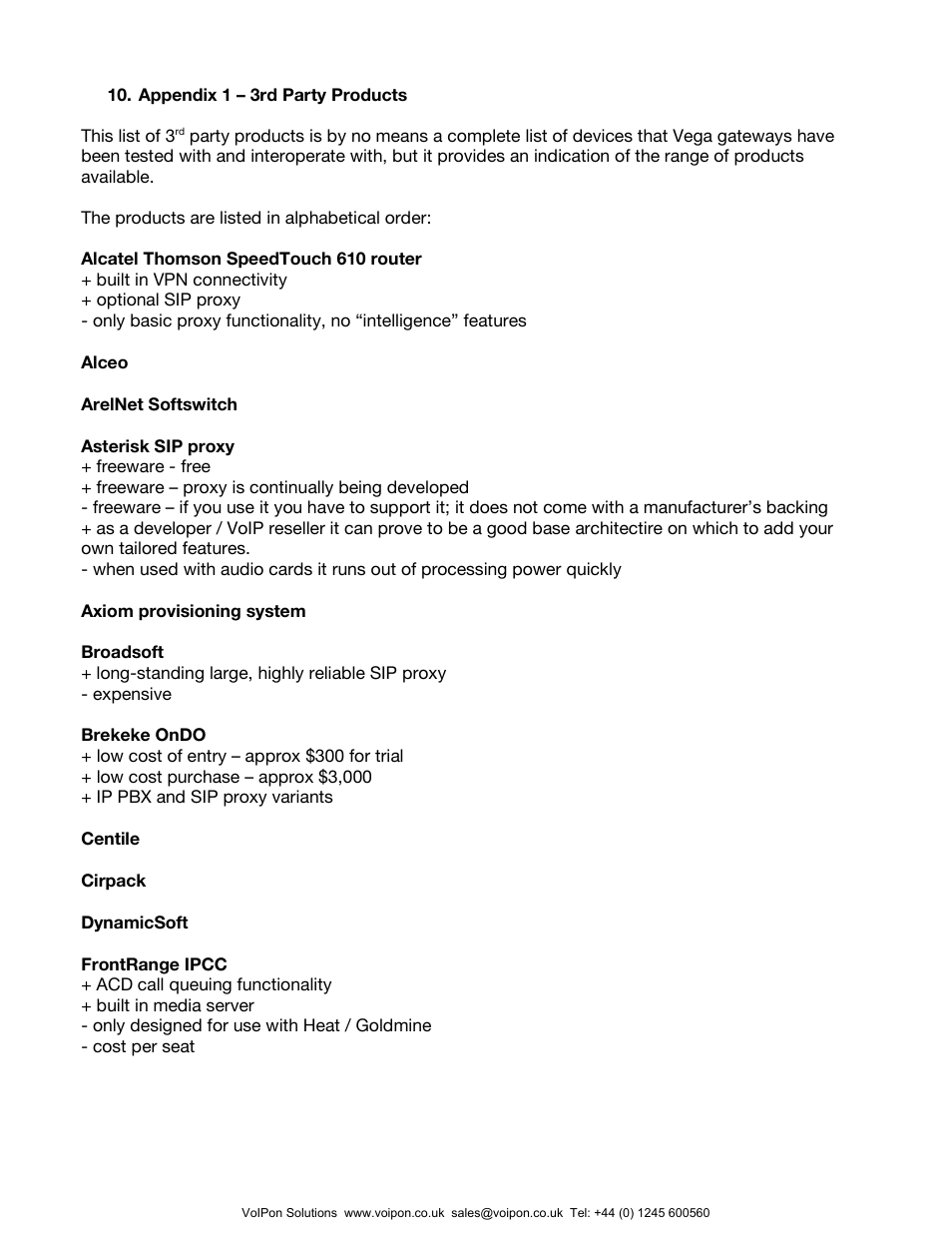 Polycom Vega Gateway User Manual | Page 29 / 33