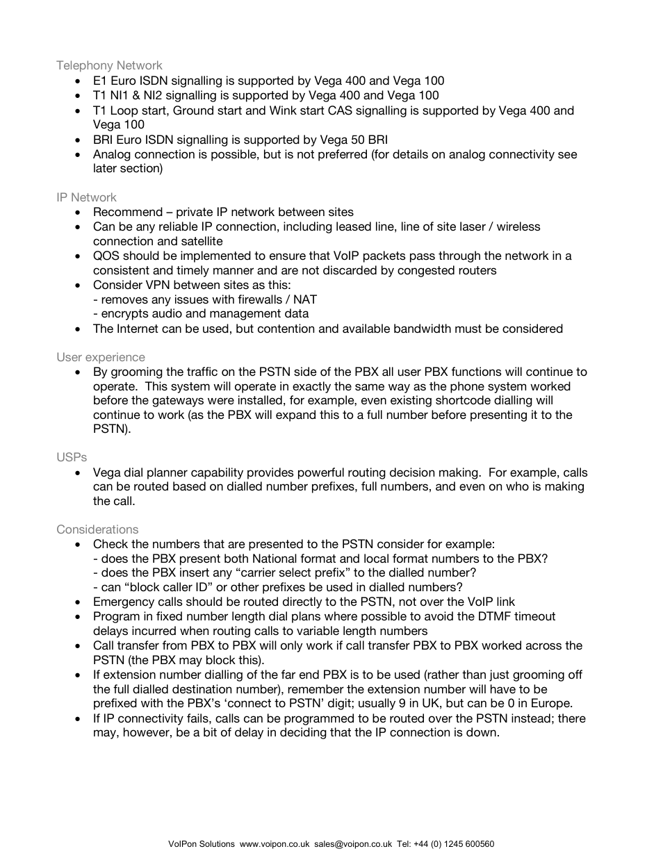 Polycom Vega Gateway User Manual | Page 3 / 33