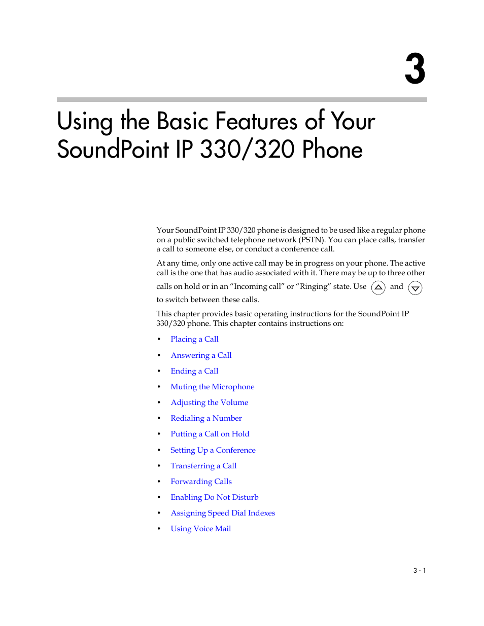 Phone –1, Using the, Basic features of your soundpoint ip 330/320 phone | Using the basic features of, Your soundpoint ip 330/320 phone | Polycom IP 320 User Manual | Page 37 / 78