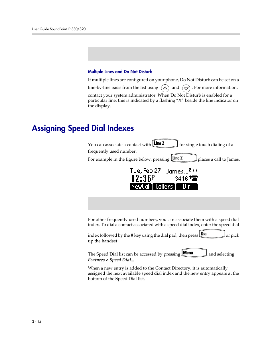 Assigning speed dial indexes, Assigning speed dial indexes –14 | Polycom IP 320 User Manual | Page 50 / 78