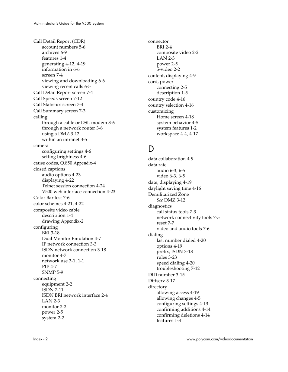 Polycom Audio and Video User Manual | Page 128 / 136