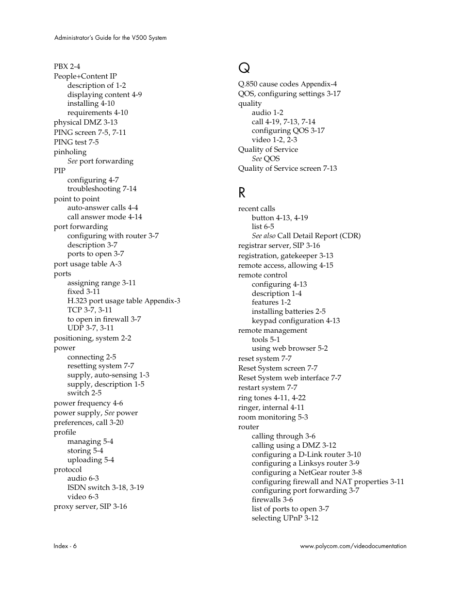 Polycom Audio and Video User Manual | Page 132 / 136