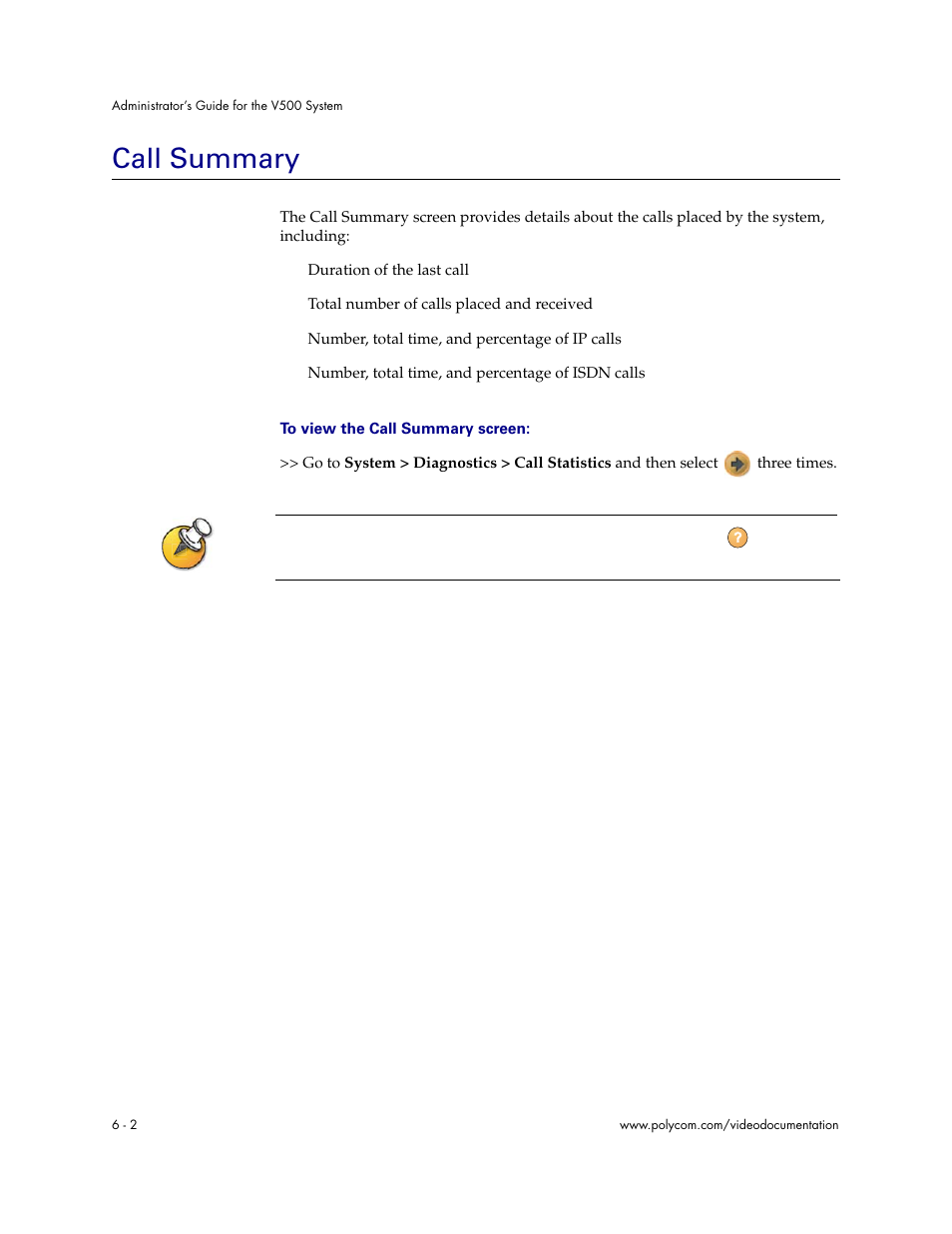 Call summary, Call summary - 2 | Polycom Audio and Video User Manual | Page 84 / 136