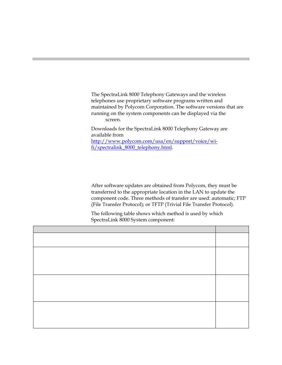 Software maintenance, Software updates | Polycom SpectraLink 1725-36028-001 User Manual | Page 85 / 110