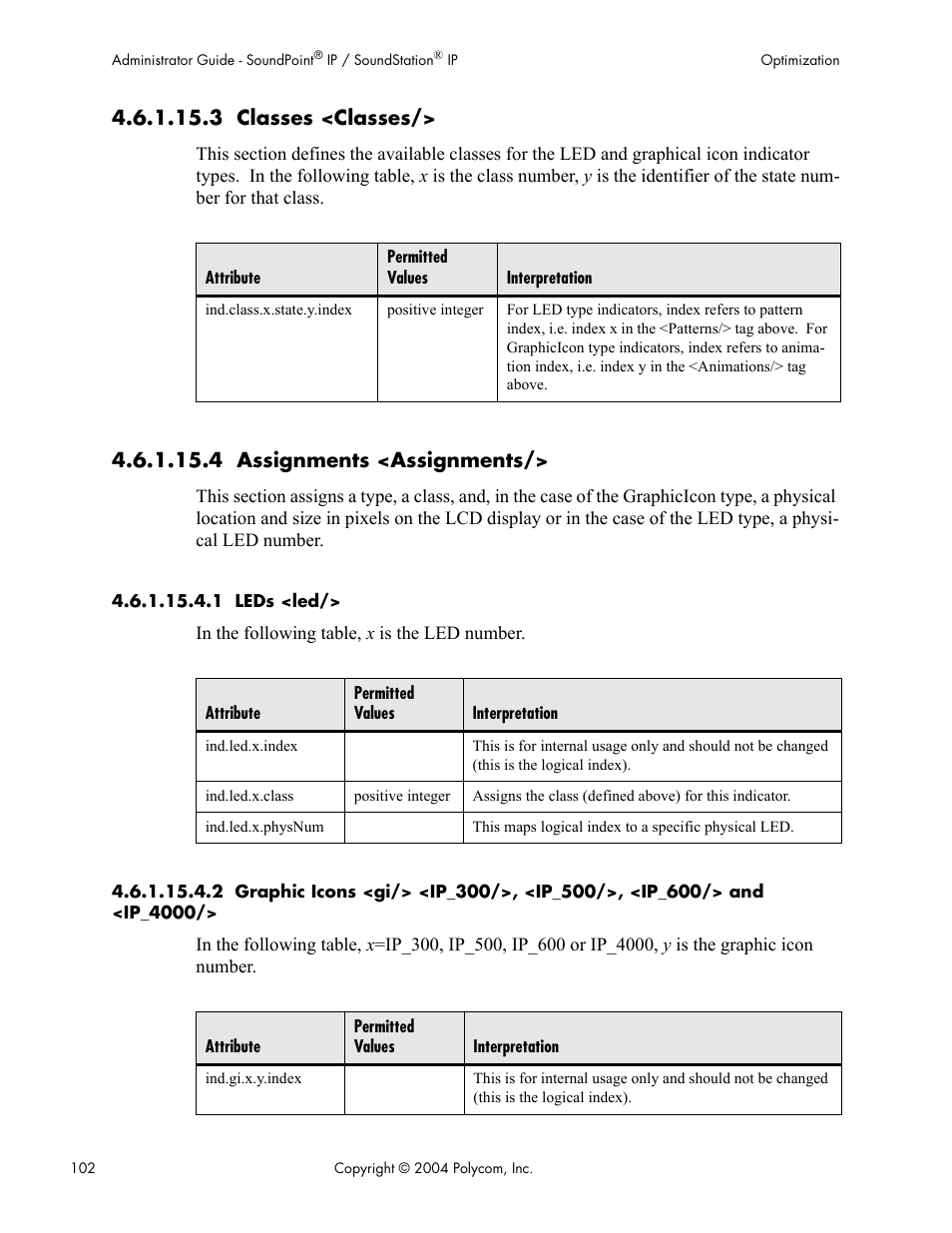 3 classes <classes, 4 assignments <assignments | Polycom Version 1.4.x 17 User Manual | Page 110 / 147