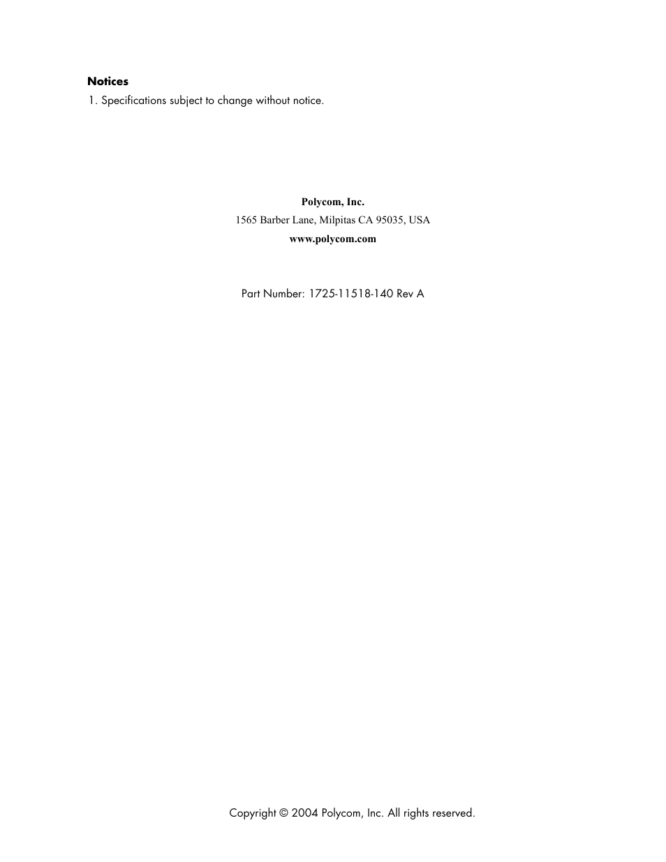 Polycom Version 1.4.x 17 User Manual | Page 2 / 147