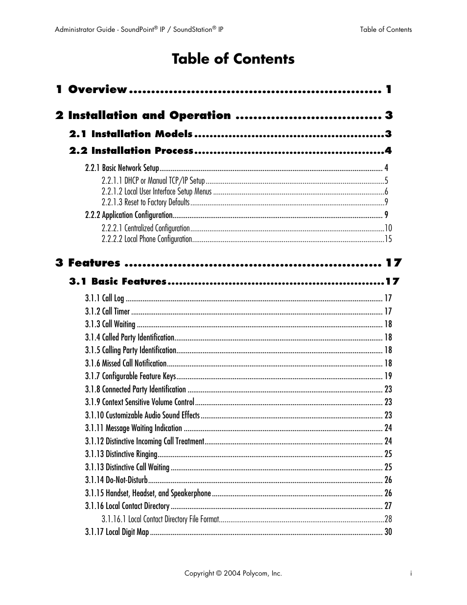 Polycom Version 1.4.x 17 User Manual | Page 3 / 147