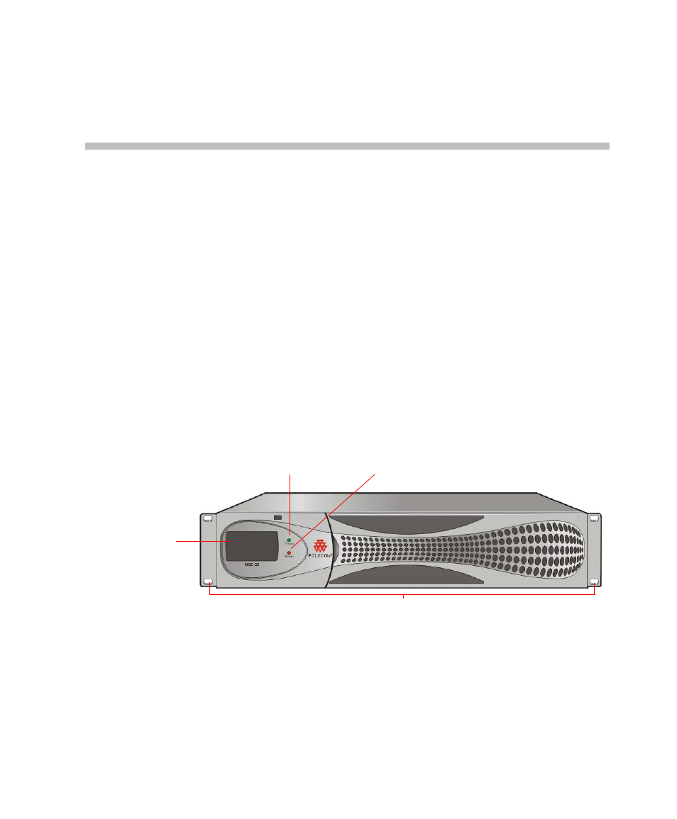 Hardware description and installation, Hardware description, Front panel | Hardware description and installation -1, Hardware description -1, Front panel -1 | Polycom DOC2232A User Manual | Page 15 / 132