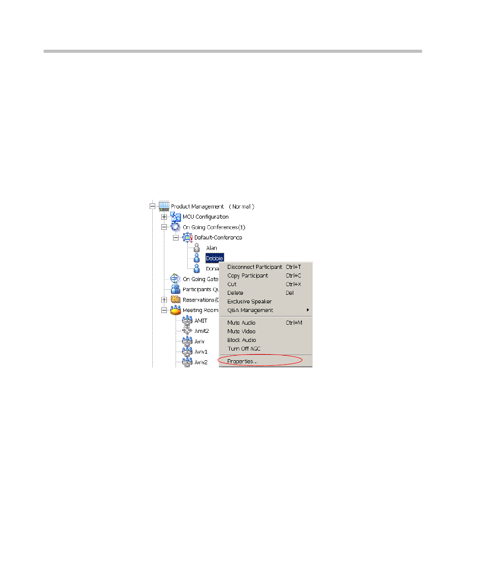 Participant level monitoring, Participant level monitoring -12 | Polycom DOC2232A User Manual | Page 56 / 132