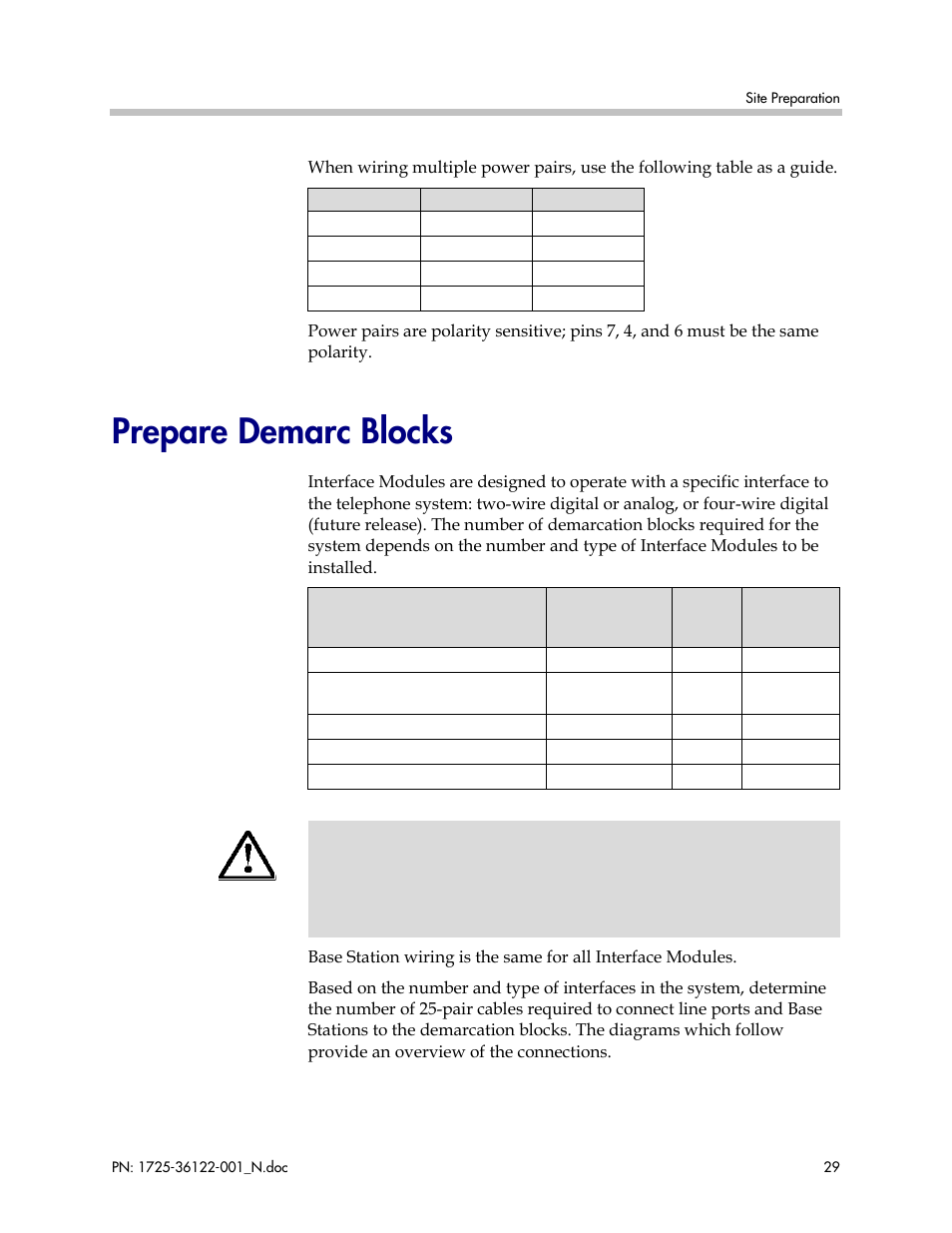 Prepare demarc blocks | Polycom SpectraLink RCO400 User Manual | Page 29 / 68