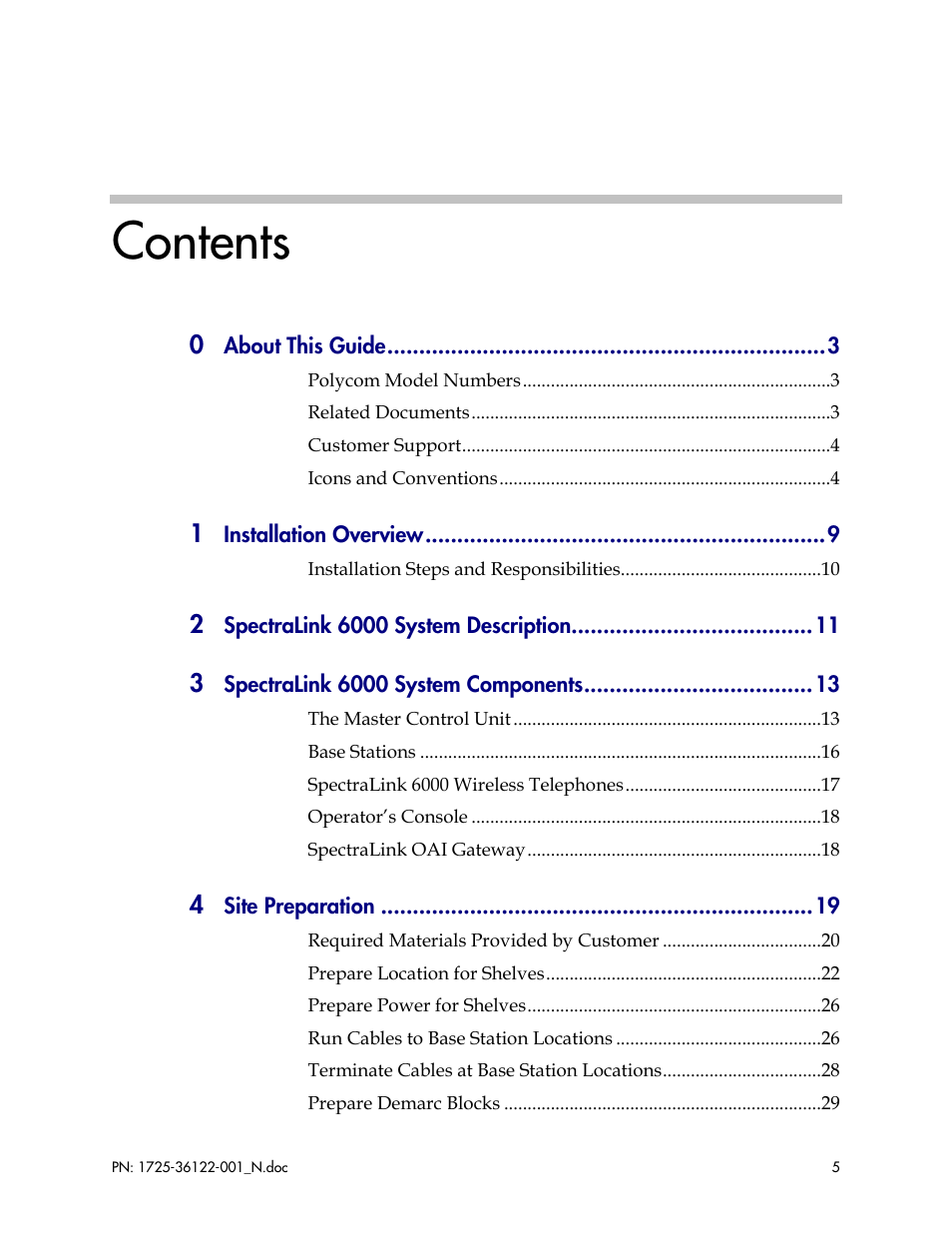 Polycom SpectraLink RCO400 User Manual | Page 5 / 68