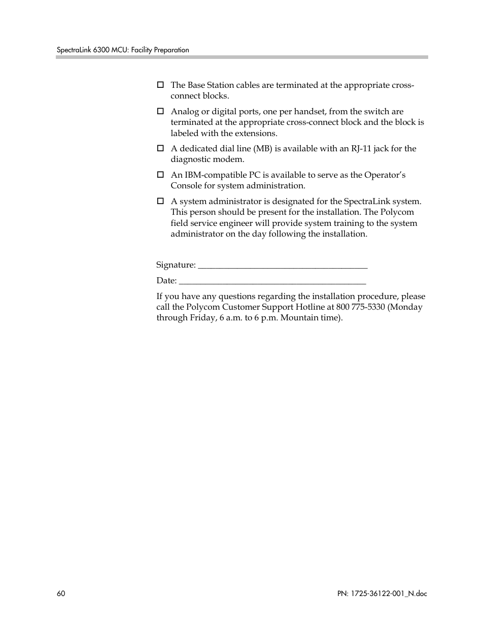 Polycom SpectraLink RCO400 User Manual | Page 60 / 68