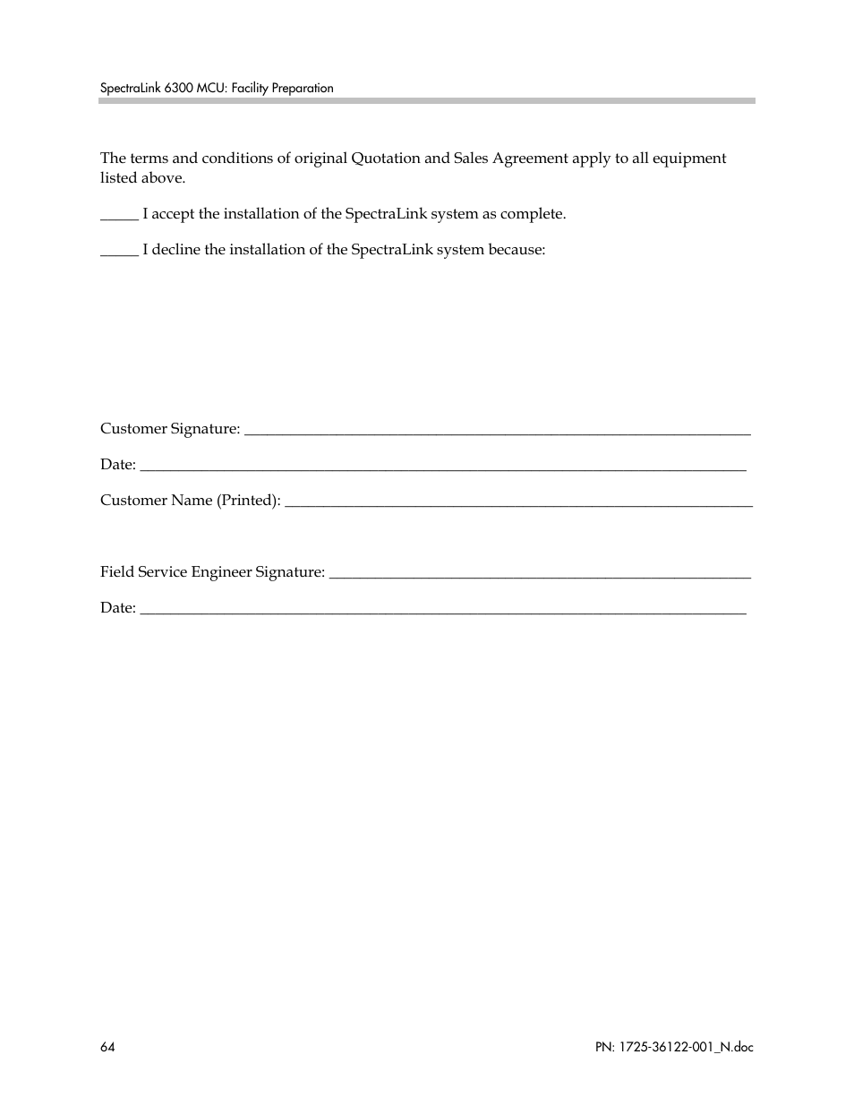 Polycom SpectraLink RCO400 User Manual | Page 64 / 68