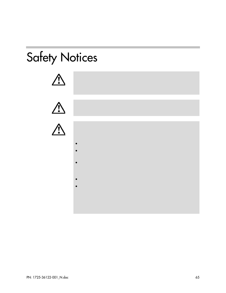 Safety notices | Polycom SpectraLink RCO400 User Manual | Page 65 / 68