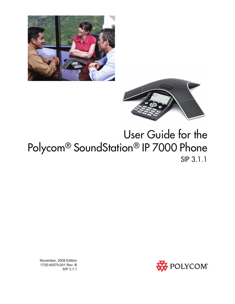 Polycom 7000 User Manual | 130 pages