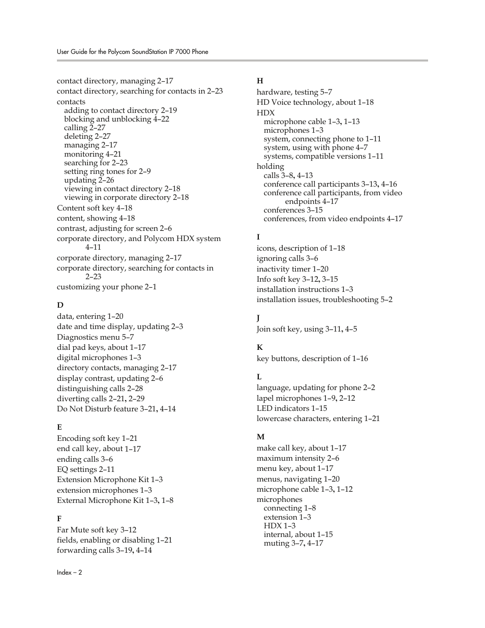 Polycom 7000 User Manual | Page 128 / 130