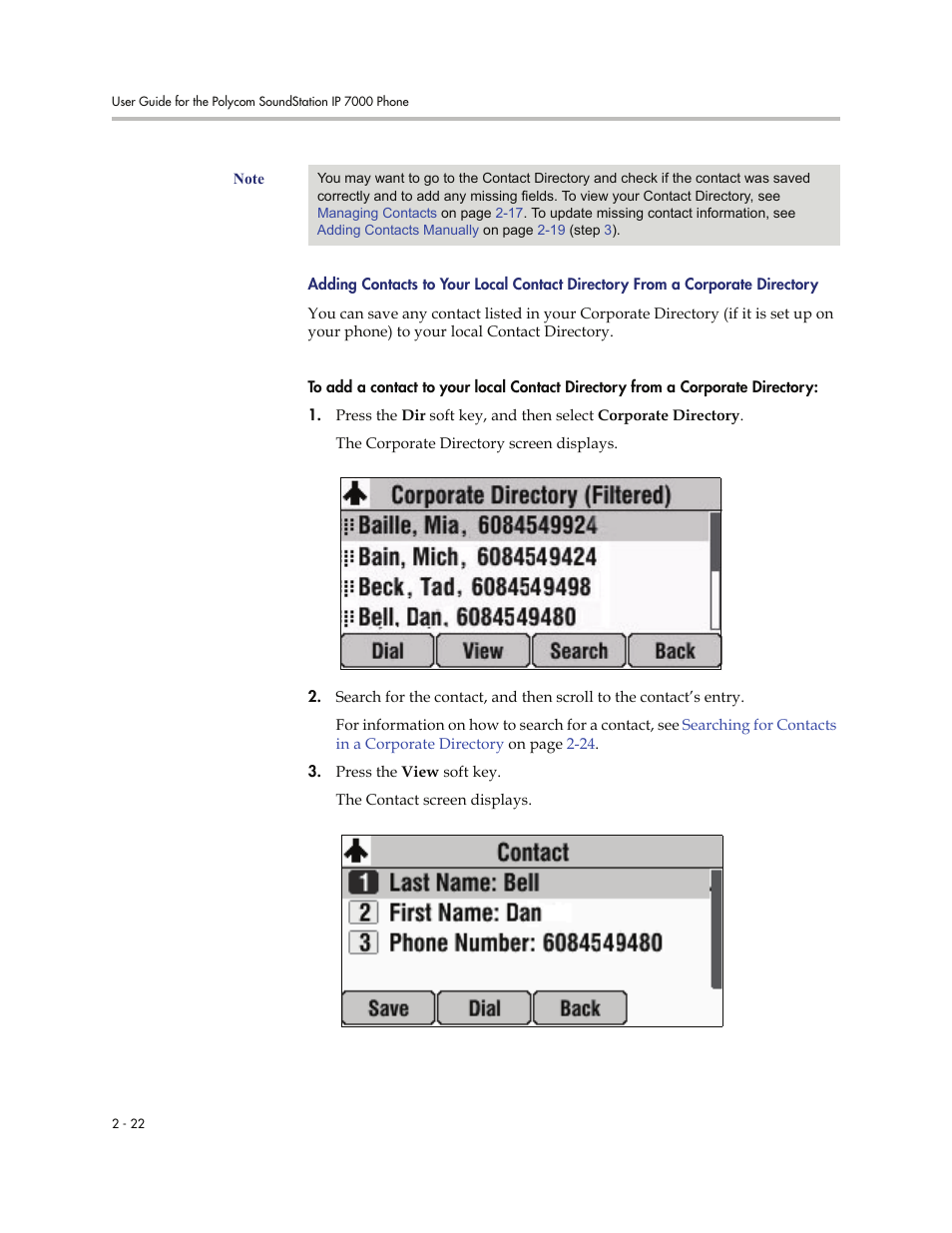 Adding contacts to | Polycom 7000 User Manual | Page 52 / 130