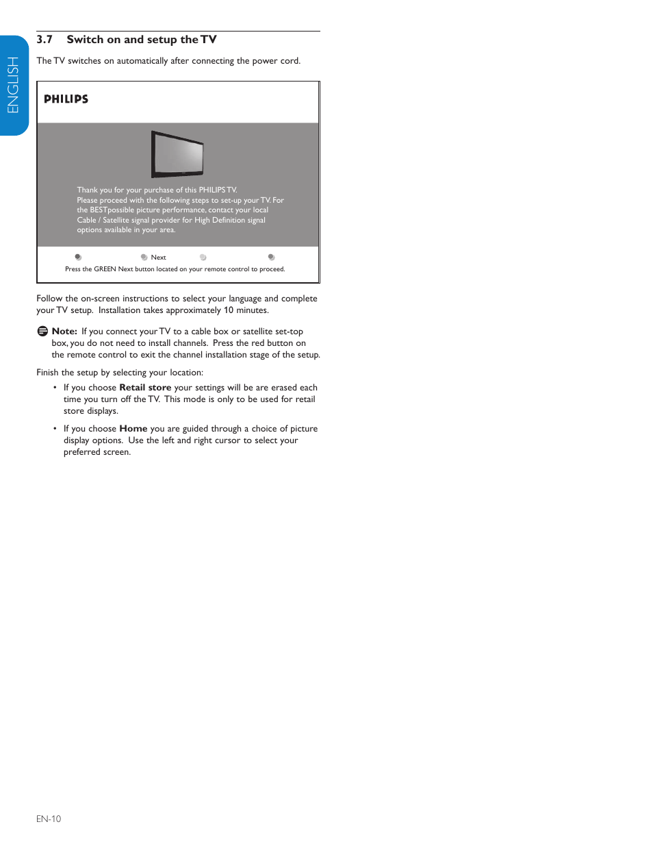 English française esp añol | Polycom 52PFL7403D User Manual | Page 12 / 44