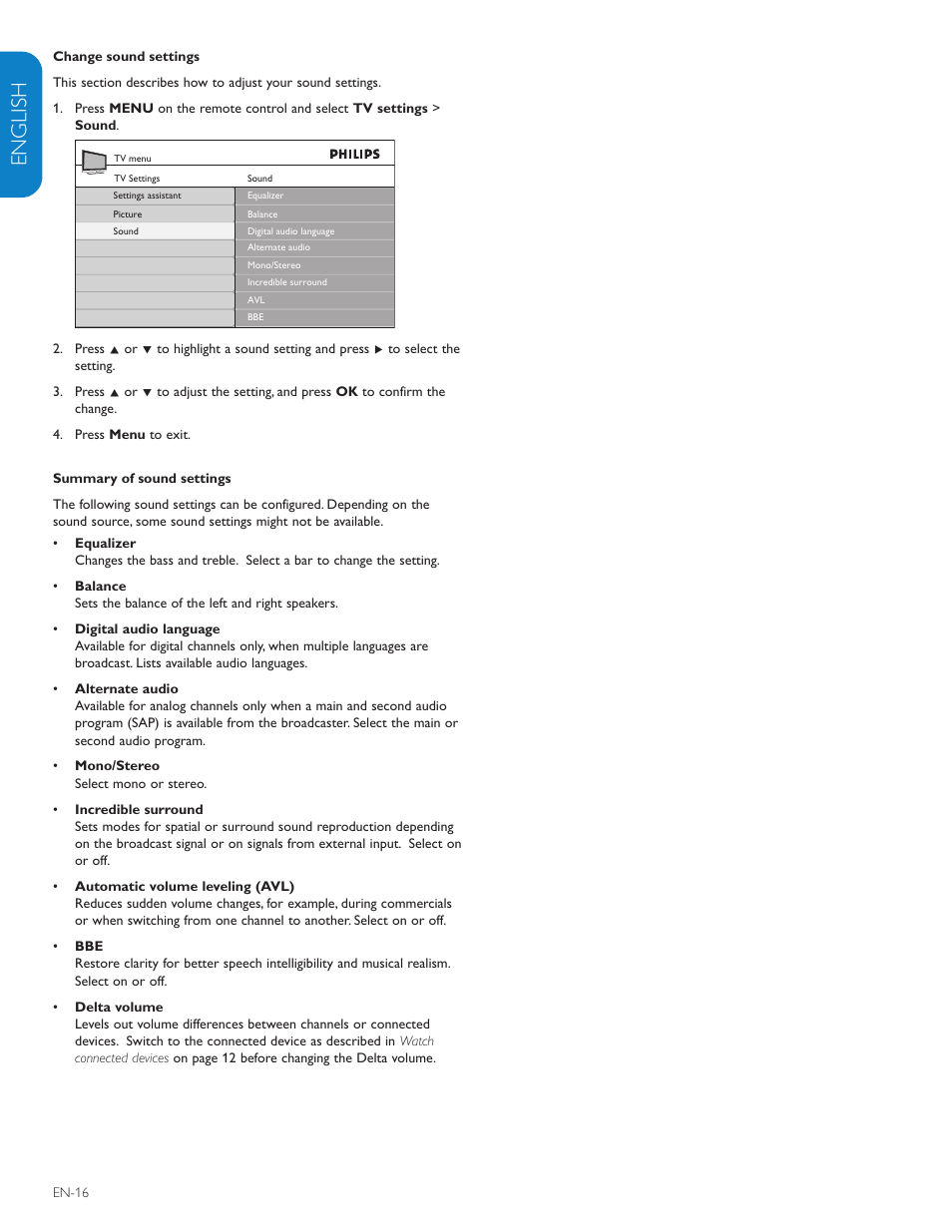 English française esp añol | Polycom 52PFL7403D User Manual | Page 18 / 44