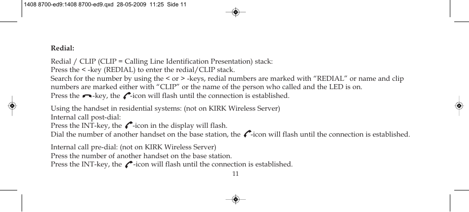 Polycom KIRK 4020 User Manual | Page 11 / 76