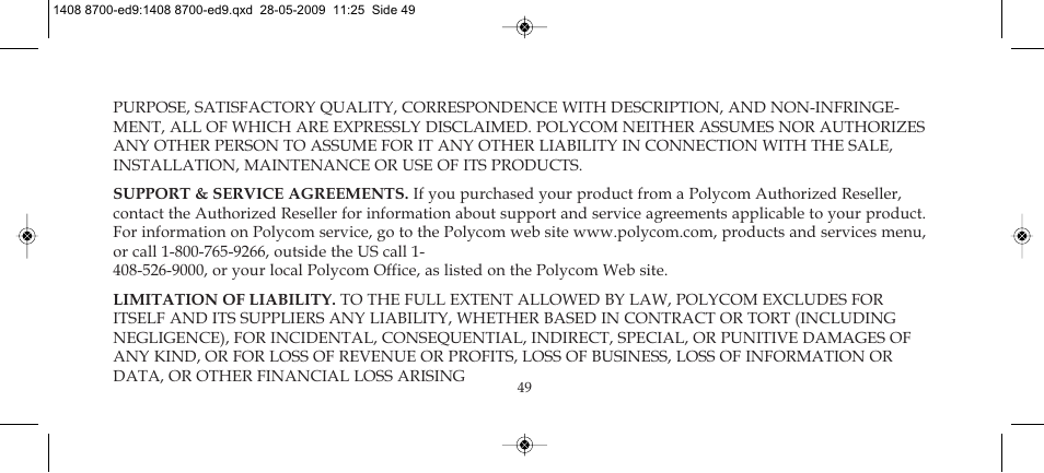 Polycom KIRK 4020 User Manual | Page 49 / 76