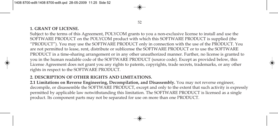 Polycom KIRK 4020 User Manual | Page 52 / 76