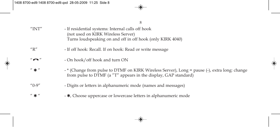 Polycom KIRK 4020 User Manual | Page 8 / 76