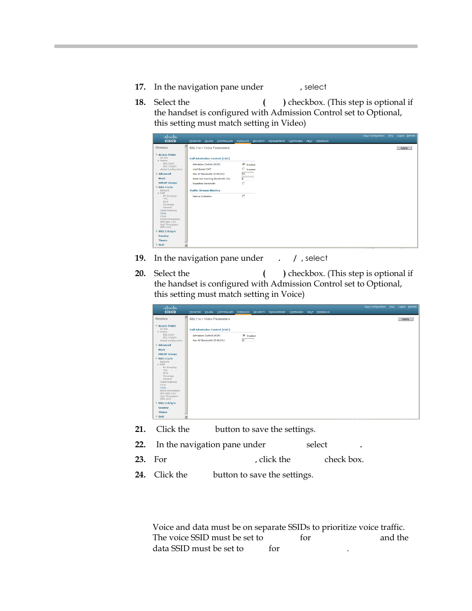 Setting up the ssid | Polycom 4400 User Manual | Page 37 / 40