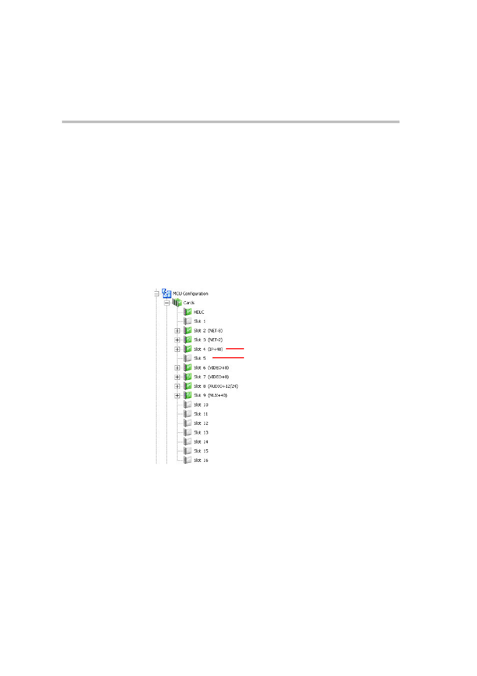 Listing the installed cards, Listing the installed cards -8 | Polycom DOC2230A User Manual | Page 138 / 144