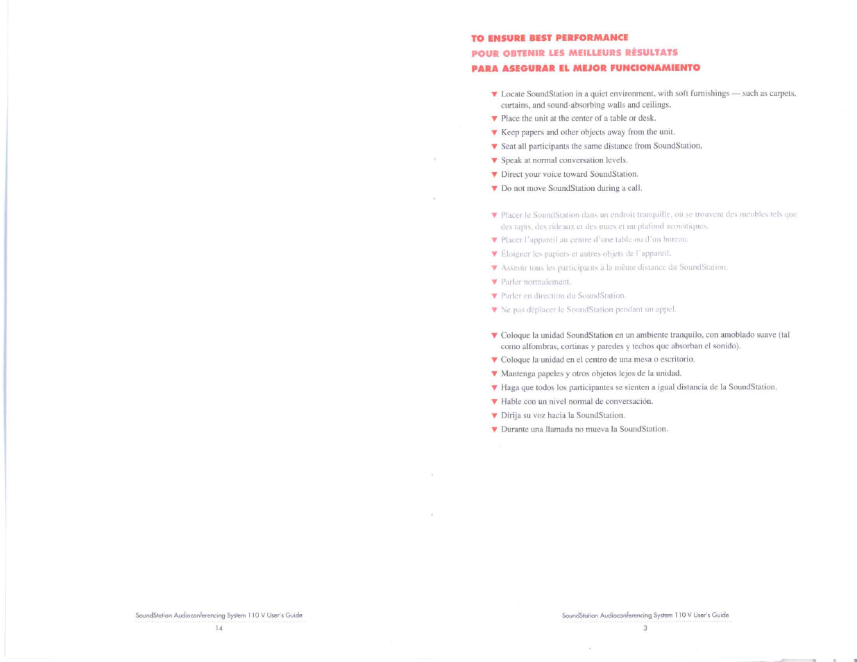 Polycom SoundStation 110 V User Manual | Page 16 / 20