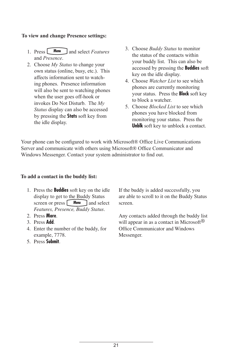 Polycom IP 430 User Manual | Page 24 / 31