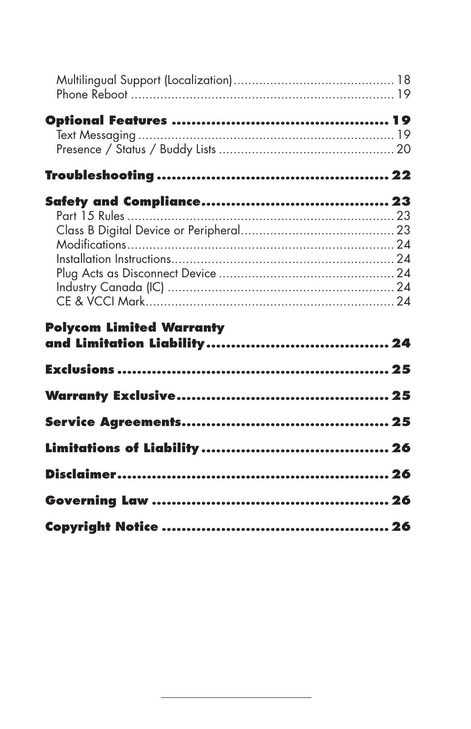 Polycom IP 430 User Manual | Page 3 / 31