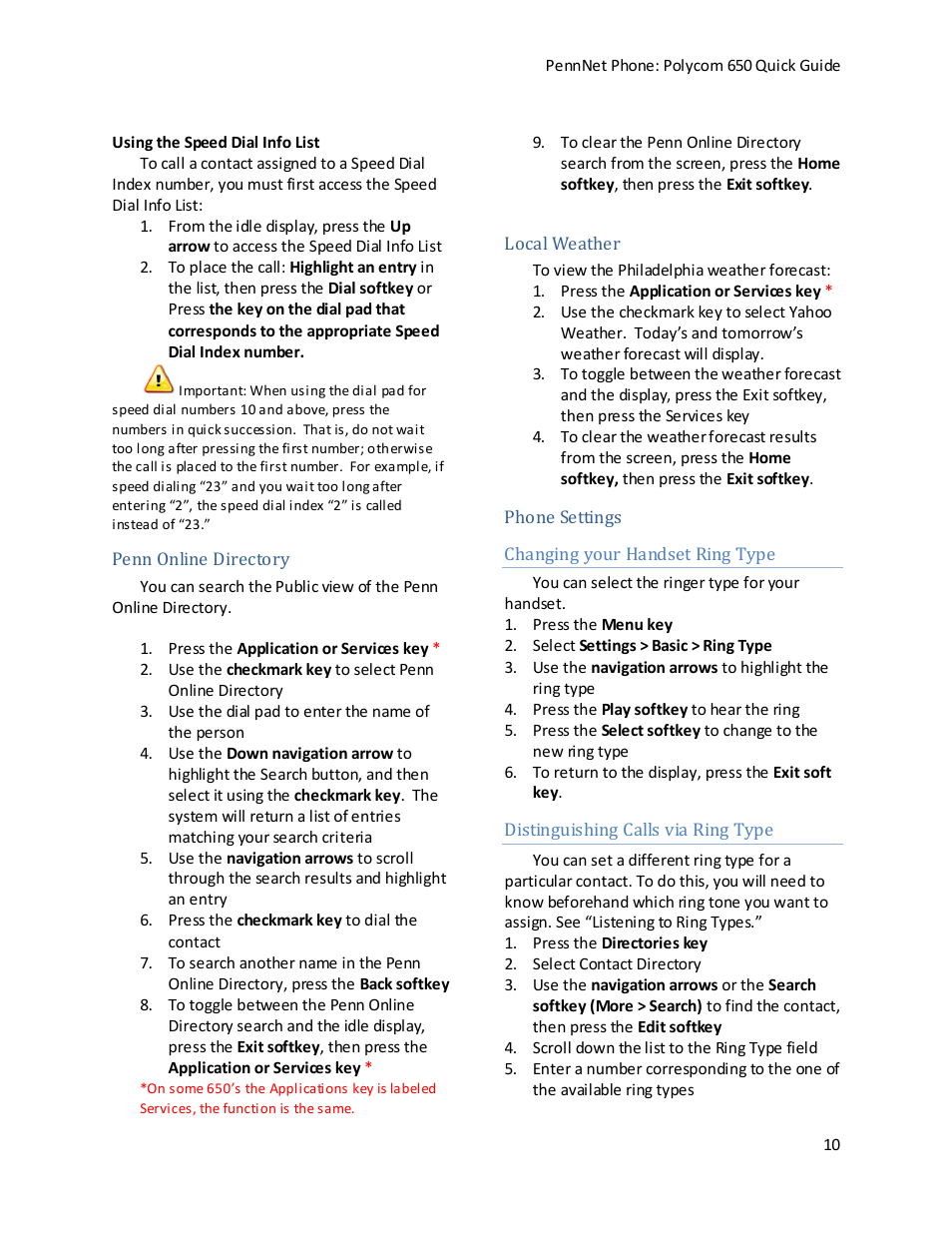 Polycom PENNNET 650 User Manual | Page 10 / 12