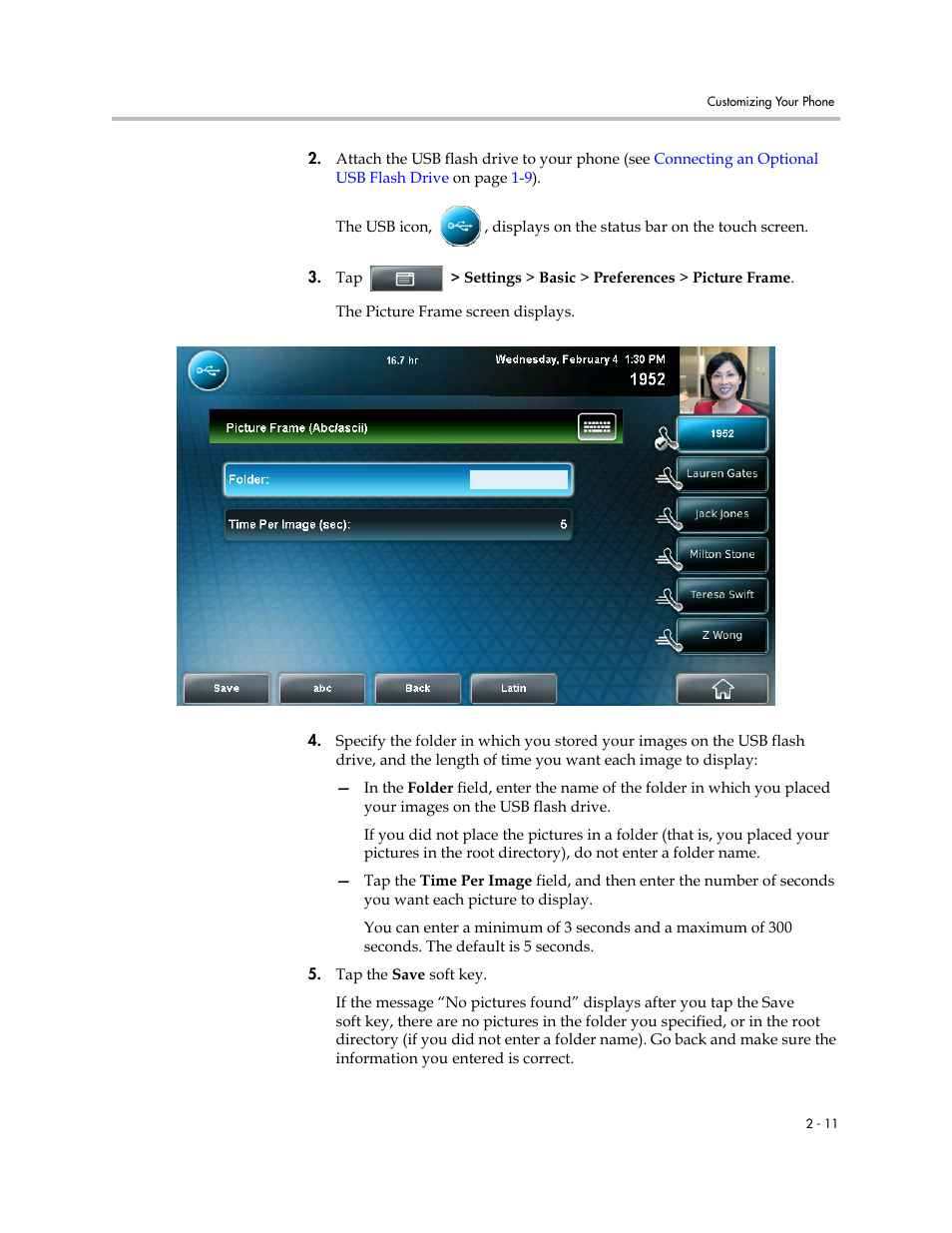 Polycom VVX 1500 C Business Media Phone for Cisco Unified Communications Manager (SIP) User Manual | Page 49 / 192