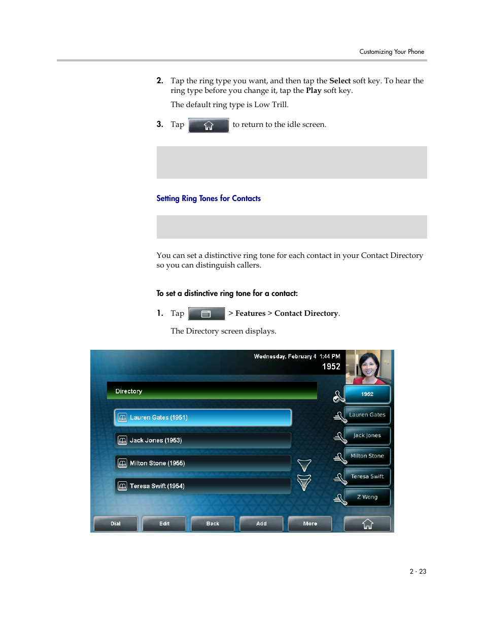 Polycom VVX 1500 C Business Media Phone for Cisco Unified Communications Manager (SIP) User Manual | Page 61 / 192