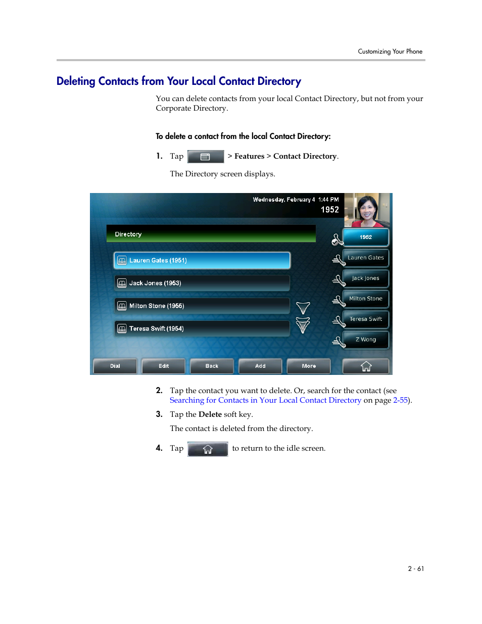 Polycom VVX 1500 C Business Media Phone for Cisco Unified Communications Manager (SIP) User Manual | Page 99 / 192