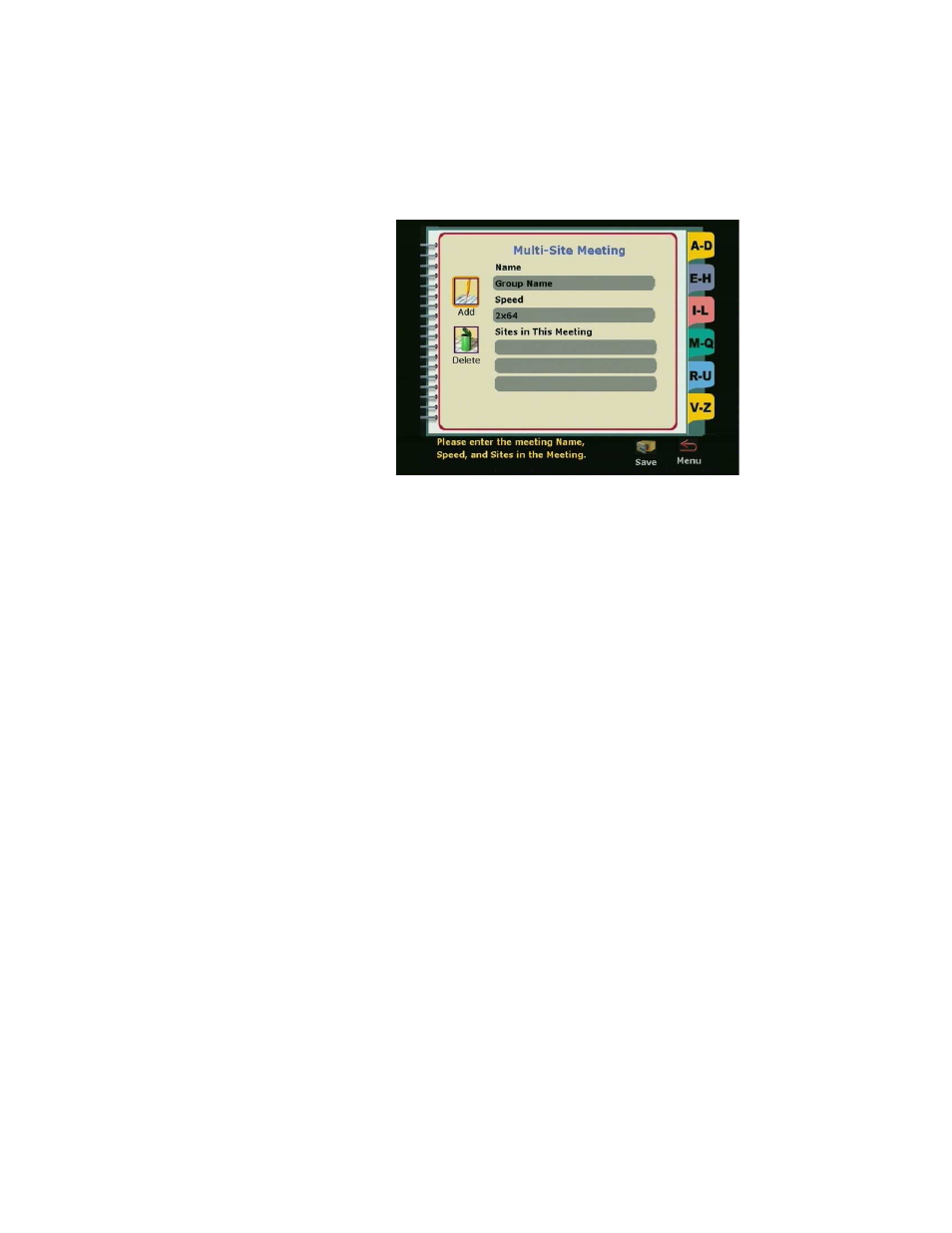 Editing an existing entry in the address book | Polycom ViewStation User Manual | Page 123 / 250