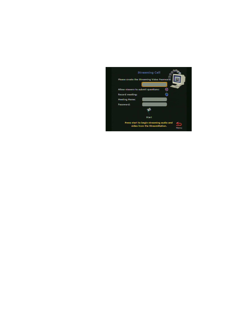Ending a webcast | Polycom ViewStation User Manual | Page 139 / 250