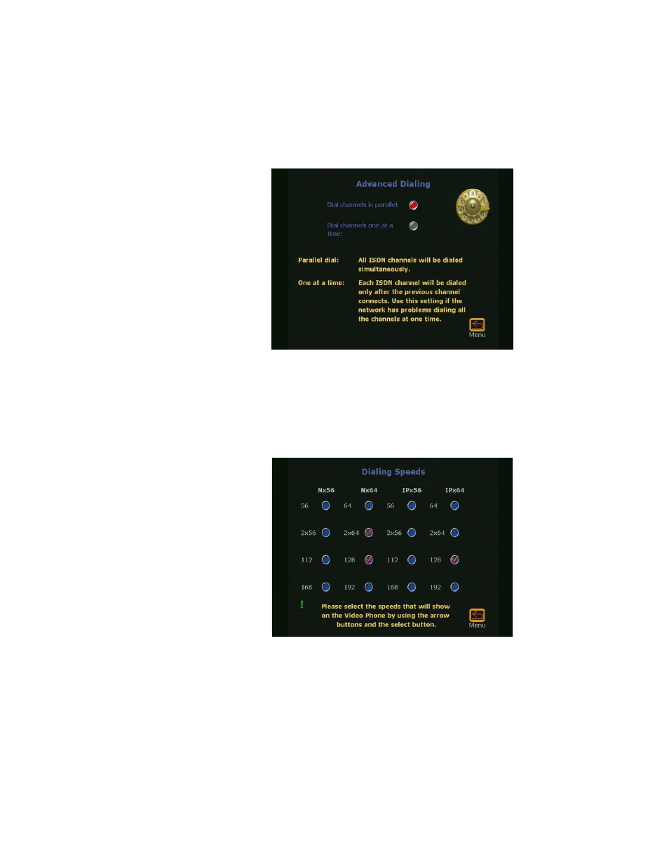 Dialing speeds | Polycom ViewStation User Manual | Page 60 / 250