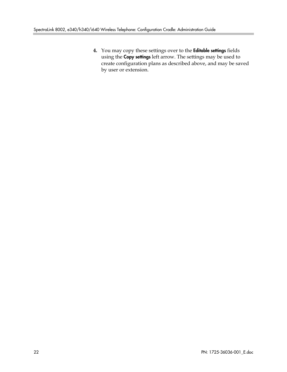 Polycom SpectraLink 1725-36036-001_E User Manual | Page 22 / 29