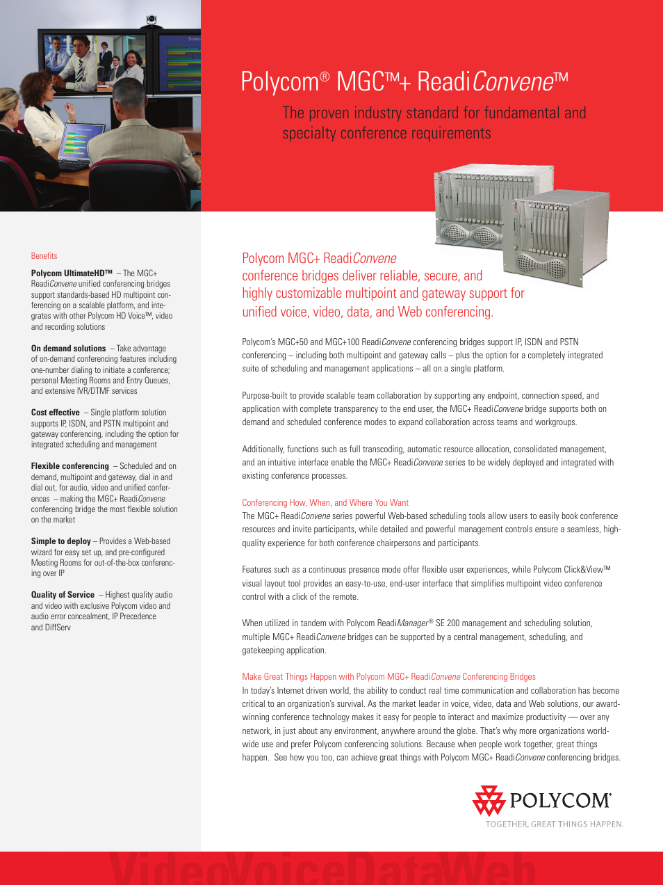 Polycom ReadiConvene 3726-17298-001 User Manual | 2 pages