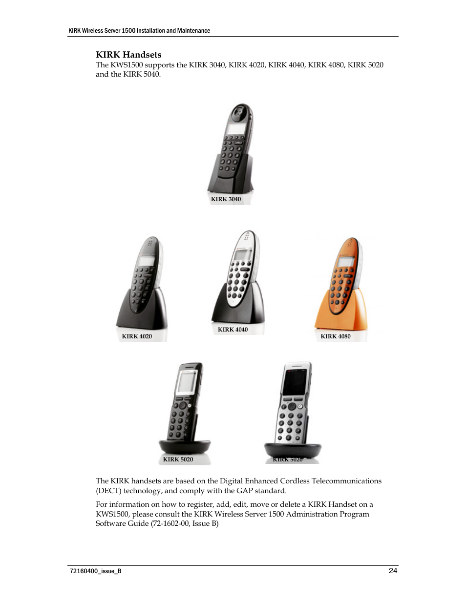 Polycom KIRK KWS1500 User Manual | Page 24 / 48