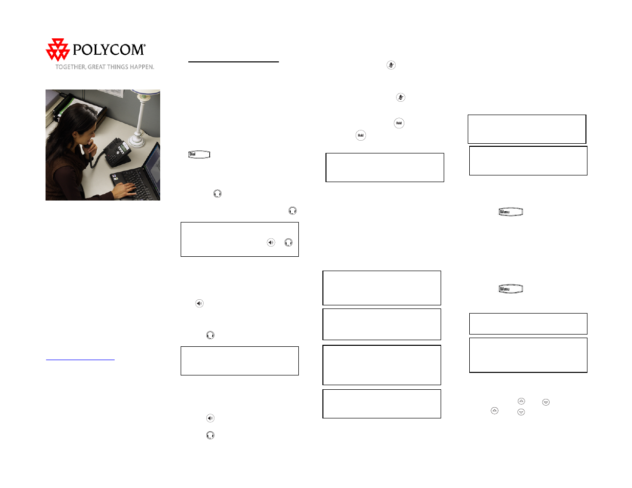 Polycom SoundPoint IP 320 User Manual | 2 pages