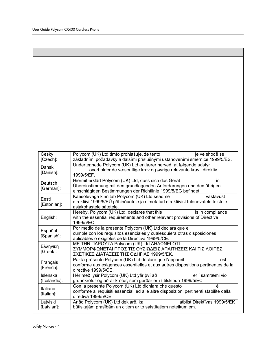 Polycom CX400 User Manual | Page 38 / 42